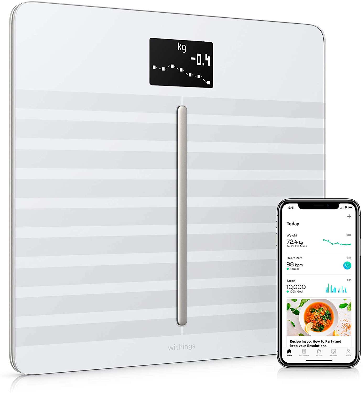 Withings Body - Balance Connectée WIFI avec Suiv…