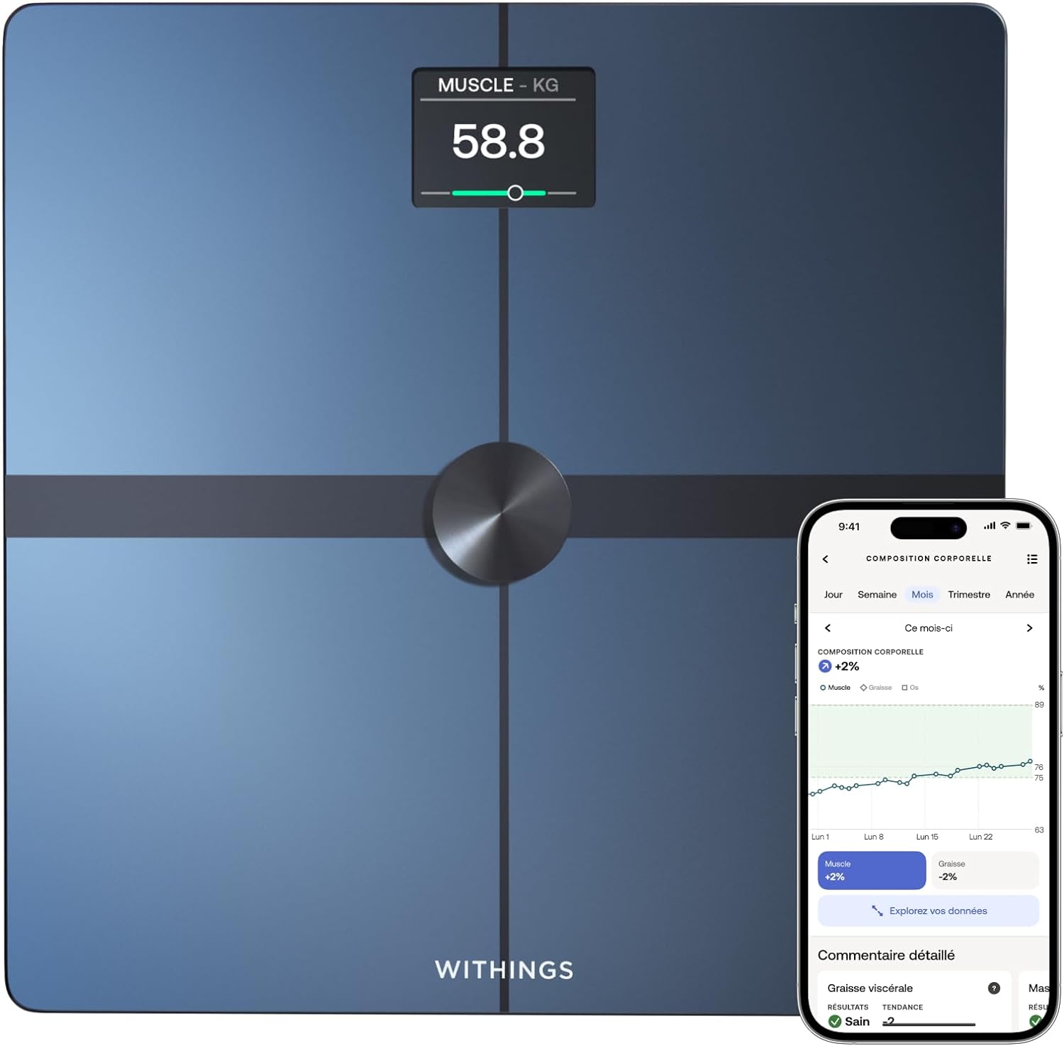 Withings Nokia Body+ Blanc - Balance connectée - Garantie 3 ans LDLC