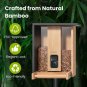 Feeder Bamboo AI avec �nergie solaire Birdfy