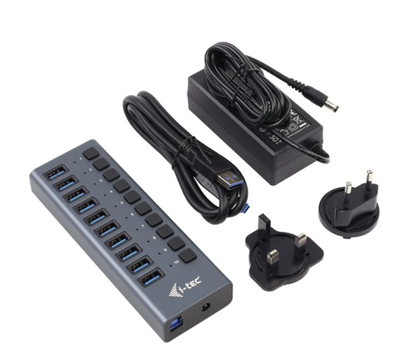 10 Port High Speed USB 3 HUB Kitronik