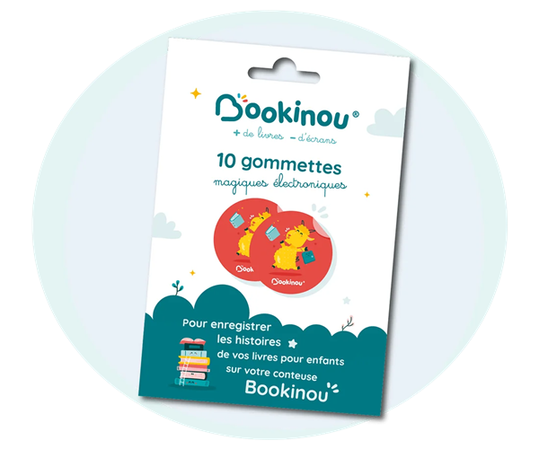 10 gomettes magiques Bookinou