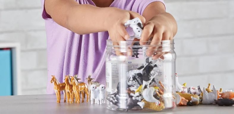 Jeu educatif avec animaux de la ferme
