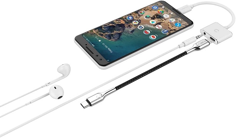 Adaptateur audio et charge USB-C Cygnett