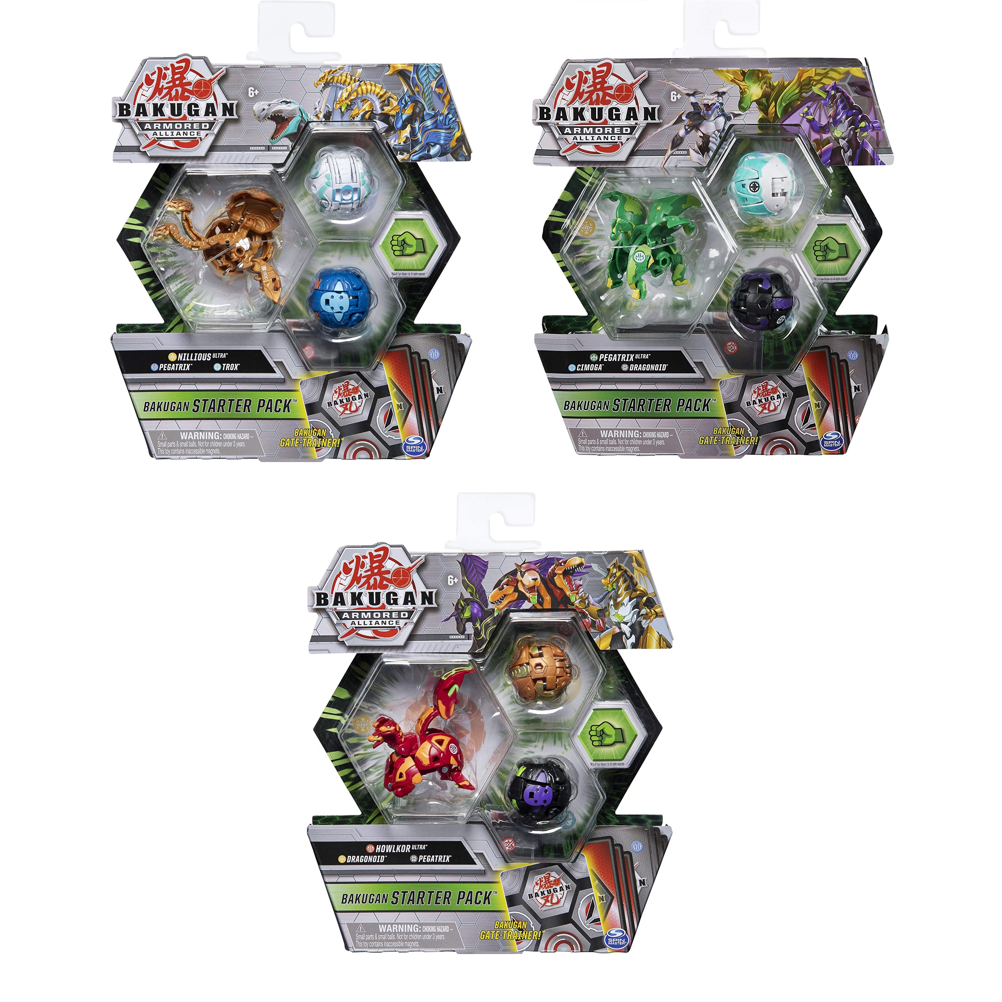 Bakugan Starter Pack Saison 2 - Gate Trainer Rouge - Jeux enfants T