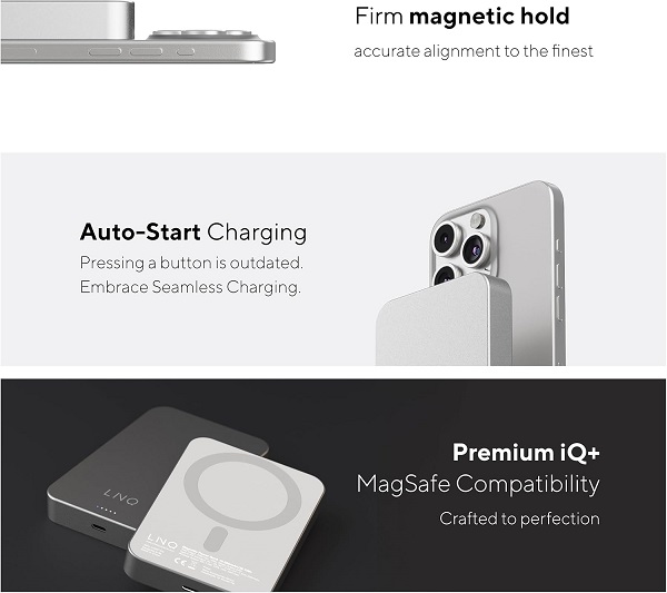 Powerbank Magnetique 10000mAh LINQ