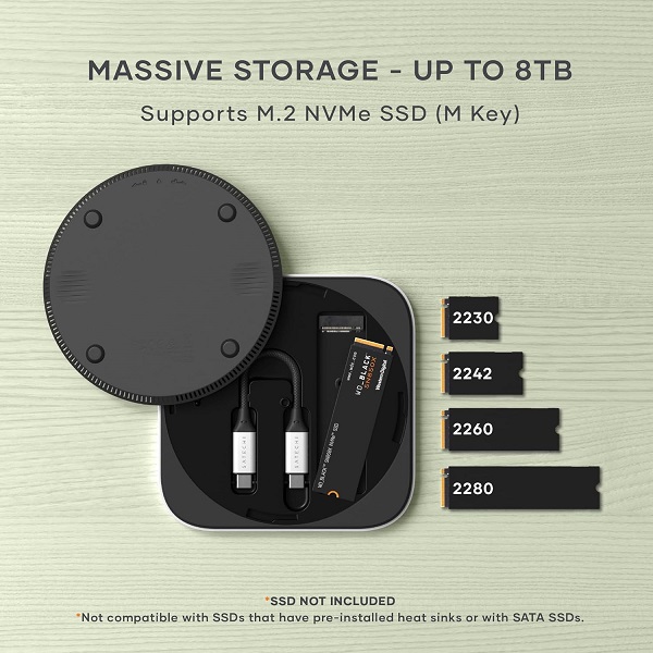 Boitier SSD NVMe USB4 SLIM Satechi