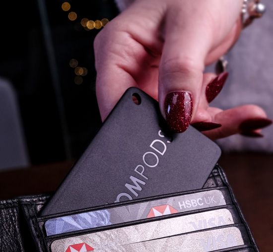 Boompods BoomCard Universal Noir