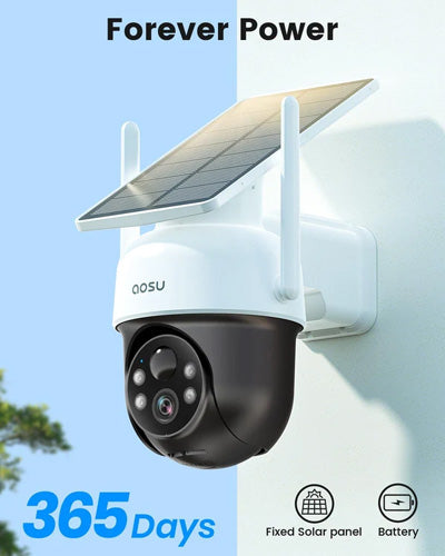 AOSU Caméra solaire D1 Classic 2K