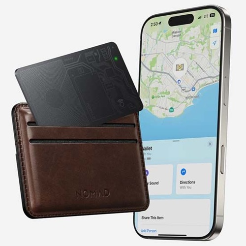 Nomad tracking card compatible with Find My