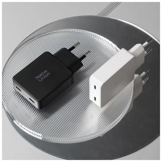 Native Union Chargeur Pocket GaN 65 W Double USB-C