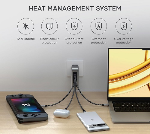 Gan Satechi USB-C travel charger