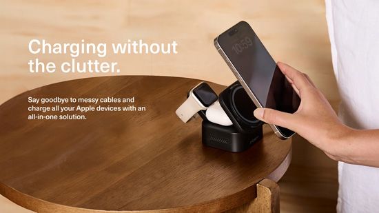 Chargeur sans fil pliable 3 en 1 MagStand CYGNETT