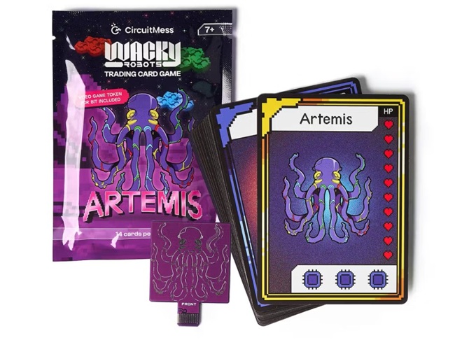 Cartes Wacky Robots Trading Card Game