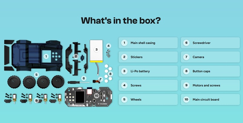 CircuitMess Wheelson 2.0 DIY autonomous robot car