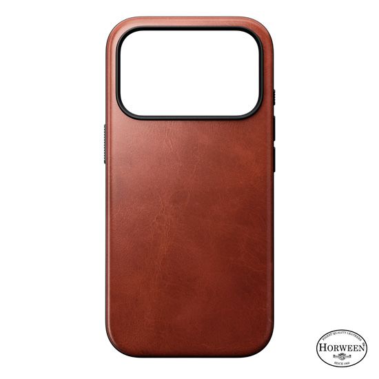 Modern Leather Case for iPhone 17 Pro Nomad