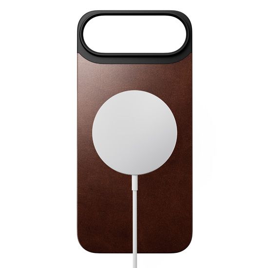 Nomad Horween Magnetic Leather Back Cover for iPhone Air