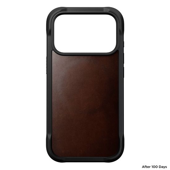 Nomad Rugged Horween Leather Case iPhone 17 Pro