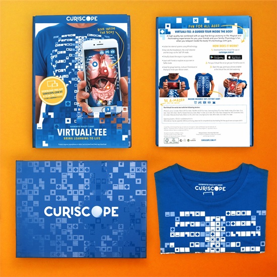 Curiscope virtuali-tee interactive T-shirt