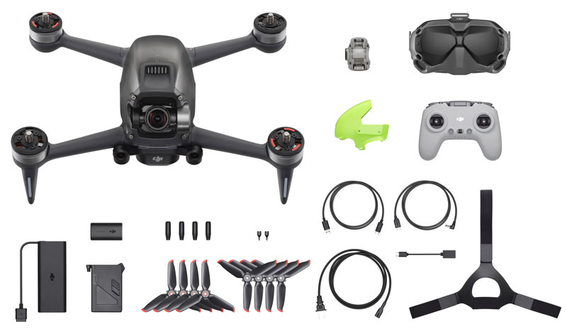 Drone DJI FPV Combo Box Contents