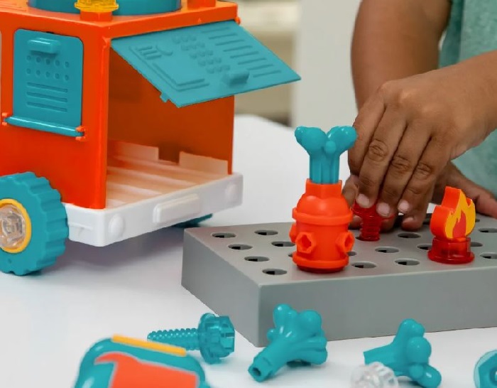 STEM game Design and Drill Fire Truck