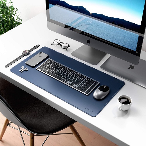 Large leather mouse pad eco Deskmate Satechi