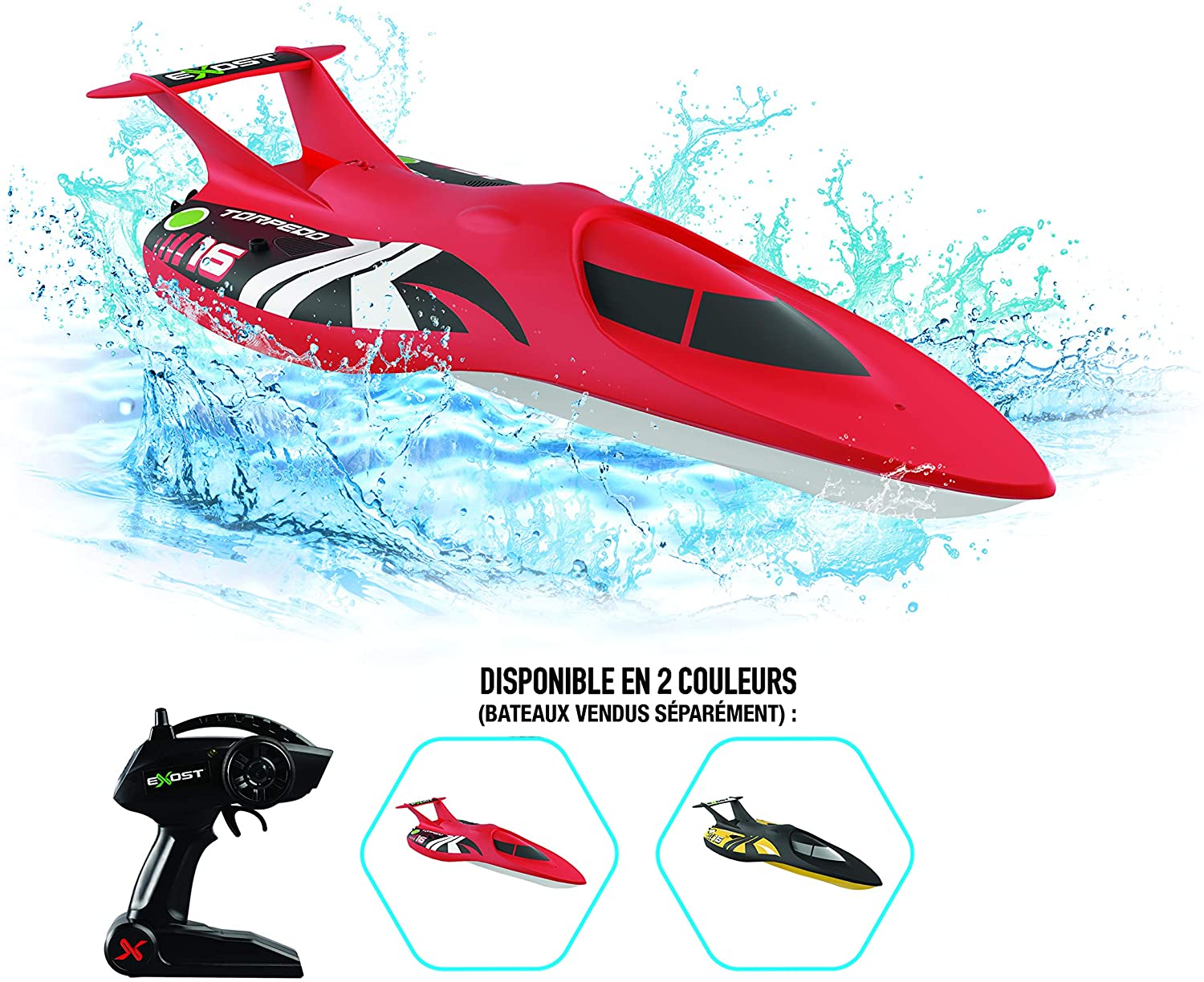 Exost Torpedo remote controlled boat