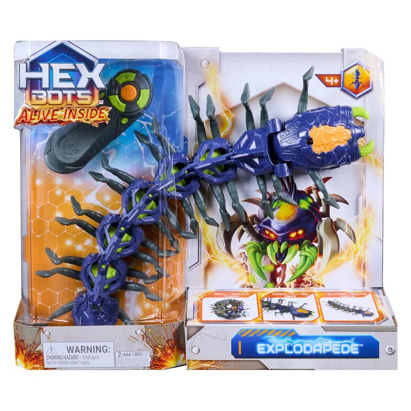 HEX BOTS Explodapede Radio-Controlled Centipede