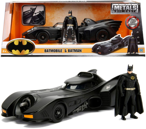 Batmobile de 1989 et figurine de Batman