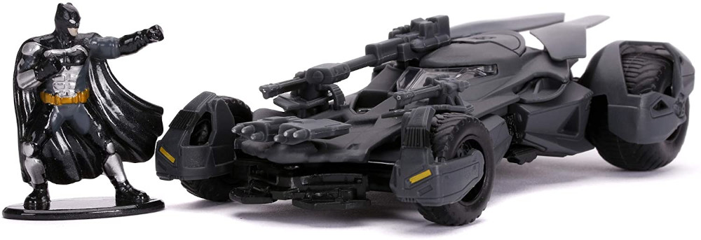 Figurine Batman et Batmobile en mtal - Justice League