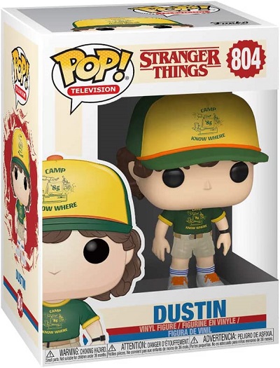 Figurine Funko POP Dustin at camp Stranger Things