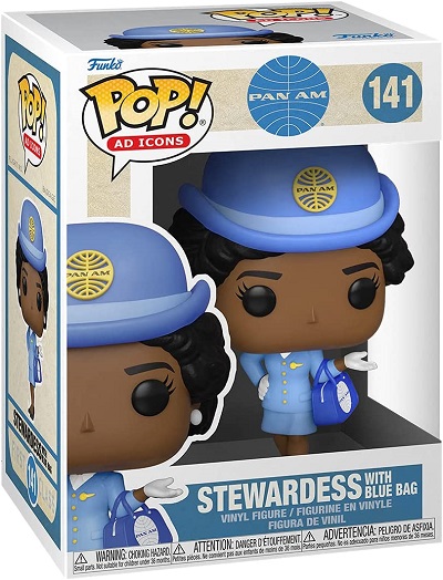 POP Pan Am Stewardess figure and bag