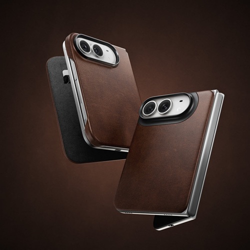 Folio Traditional cuir Horween iPhone Duo NOMAD