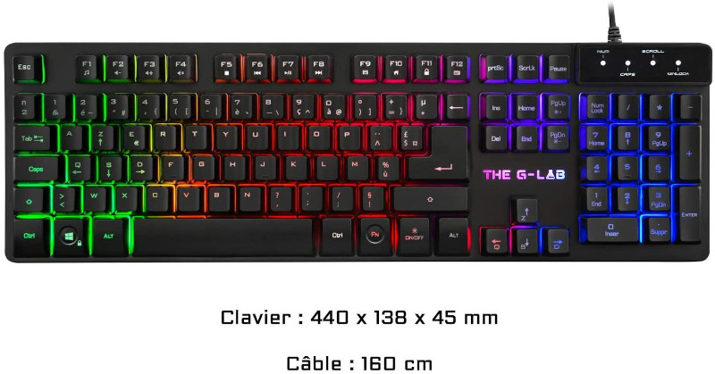 G-Lab Combo Krypton clavier gaming