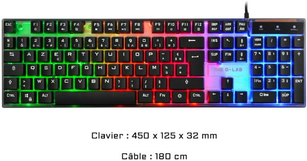 G-Lab Combo Zinc Keyboard And Gaming Mouse