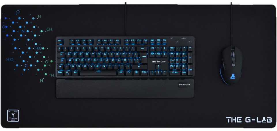 THE G-LAB PAD YTTRIUM Tapis de souris Gaming XXL 900 x 400 x 4mm