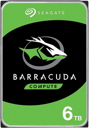Seagate BarraCuda 6TB SATA internal HDD
