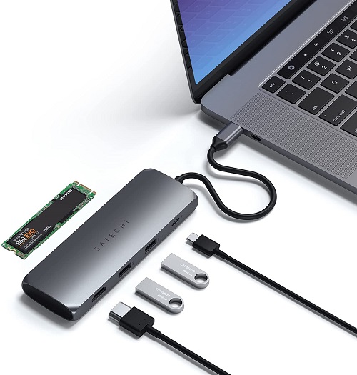 HUB USB-C Multiport Hybride SSD EMP Satechi