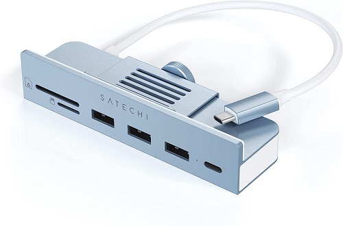 USB-C Clamp Hub iMac 24 inch 2021 Satechi