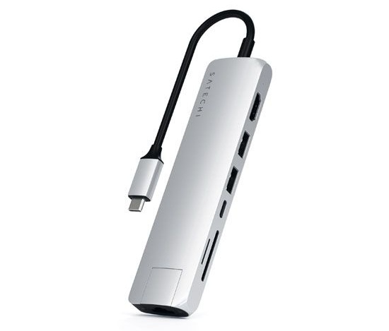 Satechi Multiports Slim USB-C avec Ethernet