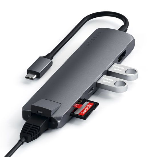 Hub USB-C Slim avec Ethernet Satechi