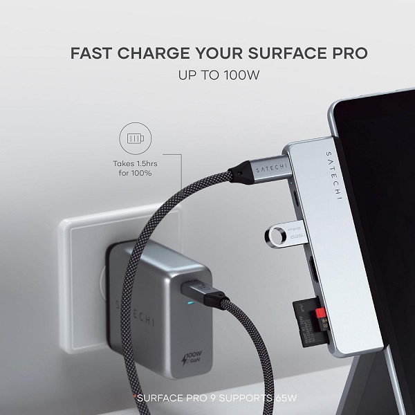 Hub USB-C Surface Pro 9 Satechi