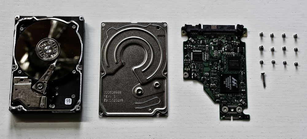 Internal and external hard disk
