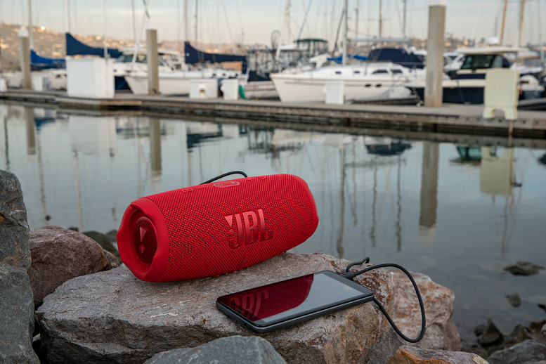 JBL Charge 5 waterproof portable bluetooth speaker