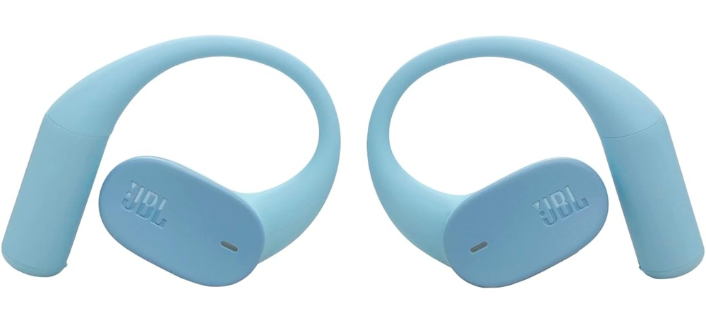 Boitier de charge JBL Sense Lite et ecouteurs open-ear Bluetooth