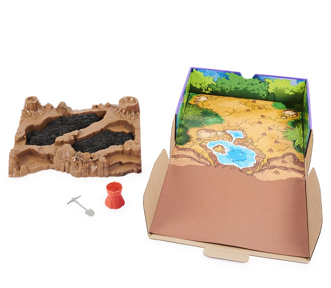 Coffret Fossiles de Dinosaures  Kinetic Sand