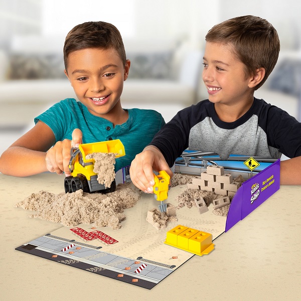 Coffret Chantier Creuser et Demolir Kinetic Sand