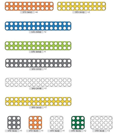 Contents of the Robotis Dream II Level 4 Kit