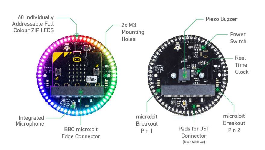 Kitronik ZIP Halo HD for BBC micro bit