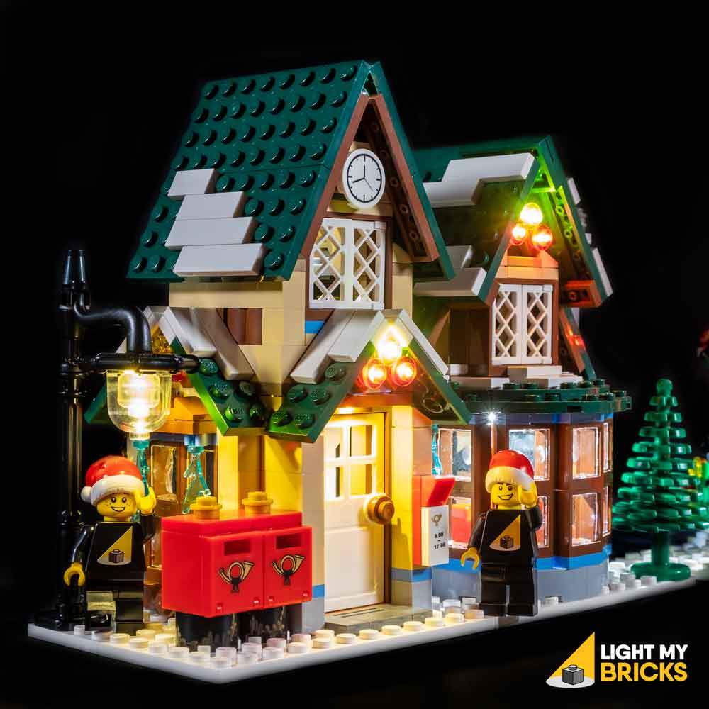 LEGO Poste village d'hiver 10222 kit lumière LEGO