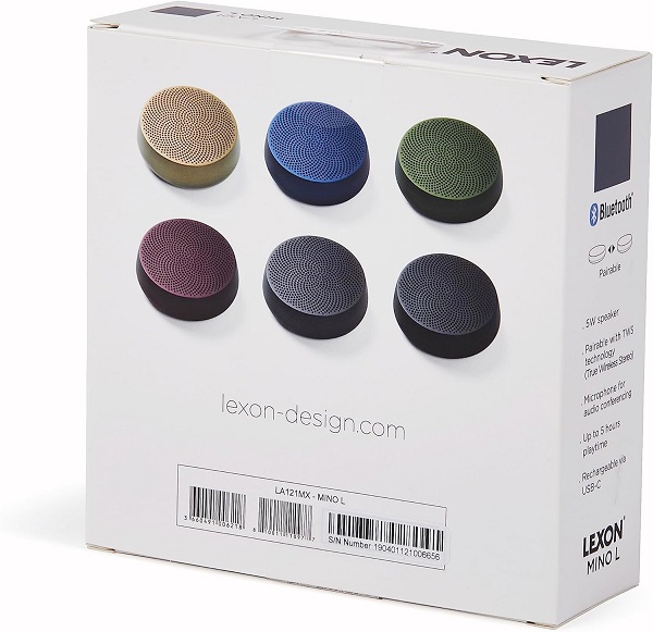 Lexon Mino L Enceinte Bluetooth portable